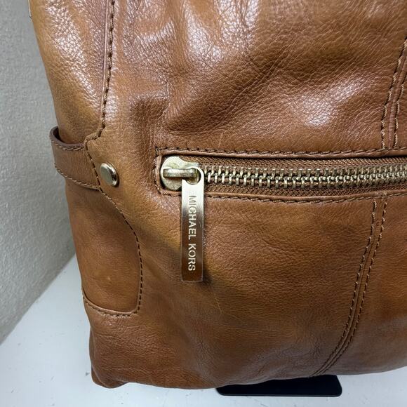 Michael Michael Kors Brown leather Hobo Shoulder Bag - excellent condition w/COA - Picture 9 of 10
